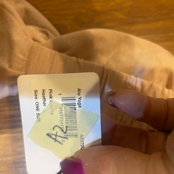 NWT Alo Yoga alo soft headband PINK QUARTZ HEATHER - Picture 6 of 9